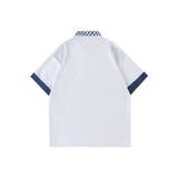 HOOK  original レーシング風ブロックチェック切り替え半袖ハーフジッ… | HOOK | 詳細画像3 