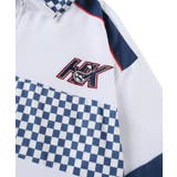 HOOK  original レーシング風ブロックチェック切り替え半袖ハーフジッ… | HOOK | 詳細画像6 