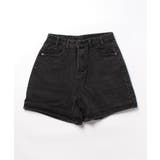 ハイウエストAラインデニムショーツ ショートパンツ 韓国ファッション | aimoha | 詳細画像15
