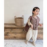 aimoha KIDS 韓国子供服飾りステッチテーパードパンツ | aimoha kids | 詳細画像6