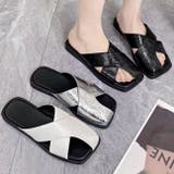 クロスデザインサンダル | aimoha | 詳細画像1