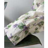 花柄 フリル衿ブラウス 韓国ファッション | aimoha  | 詳細画像9 