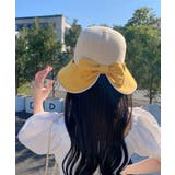 紫外線対策韓国風バックリボンハット 帽子 ペーパー | aimoha  | 詳細画像1 