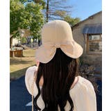 紫外線対策韓国風バックリボンハット 帽子 ペーパー | aimoha  | 詳細画像2 