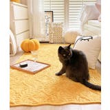 イエロー | エレガントキルティングラグマット ラグ おしゃれ | aimoha