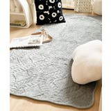 ダークグレー | エレガントキルティングラグマット ラグ おしゃれ | aimoha