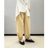 ゆったりタック入りワイドパンツ リラックスパンツ ワイドパンツ | aimoha | 詳細画像5