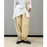 ゆったりタック入りワイドパンツ リラックスパンツ ワイドパンツ | aimoha | 詳細画像6
