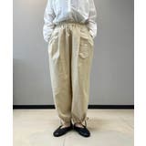 ゆったりタック入りワイドパンツ リラックスパンツ ワイドパンツ | aimoha | 詳細画像8