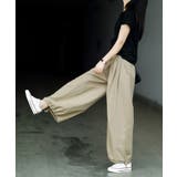 ゆったりタック入りワイドパンツ リラックスパンツ ワイドパンツ | aimoha | 詳細画像13