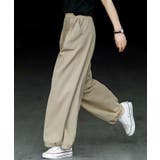 ゆったりタック入りワイドパンツ リラックスパンツ ワイドパンツ | aimoha | 詳細画像12