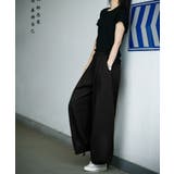 ゆったりタック入りワイドパンツ リラックスパンツ ワイドパンツ | aimoha | 詳細画像15