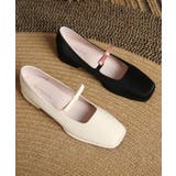 メリージェーンスクエアトゥパンプス 韓国ファッション | aimoha | 詳細画像2