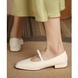 メリージェーンスクエアトゥパンプス 韓国ファッション | aimoha | 詳細画像3