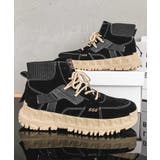 ハイソール厚底レースアップハイカットスニーカー メンズ ショート | aimoha men | 詳細画像8 