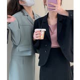 韓国風スーツ風セットアップ 韓国ファッション ニット | aimoha | 詳細画像9