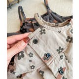 韓国子供服 プリント7分丈サロペット キッズ | aimoha kids | 詳細画像7