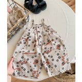 韓国子供服 プリント7分丈サロペット キッズ | aimoha kids | 詳細画像10