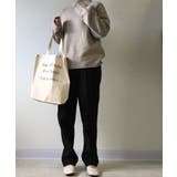 テーパードパンツ レディース 秋 | aimoha  | 詳細画像1 