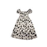 スクエアネック花柄ワンピース ドレス 韓国ファッション | aimoha  | 詳細画像21 