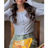 カーディガン風トップス 韓国ファッション ハイウエスト | aimoha  | 詳細画像4 