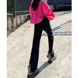 スリット入りデニムパンツ 韓国ファッション ワンピース | aimoha  | 詳細画像11 