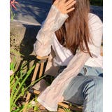 シアー 紫外線対策アームカバー アームウォーマー 韓国ファッション 夏服 | aimoha  | 詳細画像1 