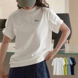 ワンポイントロゴプリント Tシャツ カットソー | aimoha | 詳細画像1
