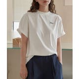 ワンポイントロゴプリント Tシャツ カットソー | aimoha | 詳細画像8