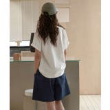 ワンポイントロゴプリント Tシャツ カットソー | aimoha | 詳細画像9