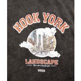 HOOK  original 古着風都市グランジプリント半袖Tシャツ | HOOK | 詳細画像3 