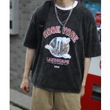 HOOK  original 古着風都市グランジプリント半袖Tシャツ | HOOK | 詳細画像23 