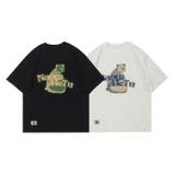 Tシャツ 古着風フロントプリントビッグTEE 半袖ビッグTシャツ | HOOK | 詳細画像1 