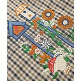 レトロ調刺繍入りチェック柄半袖シャツ メンズ 半袖 | HOOK | 詳細画像5