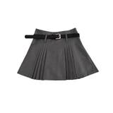 ミニ丈デザインプリーツスカート 韓国ファッション ミニスカート | aimoha  | 詳細画像3 