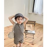 チェック柄セットアップ セットアップ キッズ | aimoha kids | 詳細画像8
