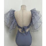 ビーズフリルスリーブスイムウェア 水着 セクシー | aimoha  | 詳細画像13 