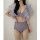 ビーズフリルスリーブスイムウェア 水着 セクシー | aimoha  | 詳細画像5 