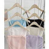 シアーレイヤードキャミソール インナーキャミソール 半袖 | aimoha  | 詳細画像2 