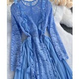 エレガントレースワンピース ロングワンピース ロングドレス | aimoha  | 詳細画像5 