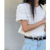 ポコポコ半袖トップス カットソー 韓国ファッション | aimoha  | 詳細画像8 