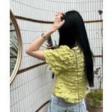 ポコポコ半袖トップス カットソー 韓国ファッション | aimoha  | 詳細画像10 