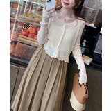シアーショート丈カーディガン 韓国ファッション ハイウエスト | aimoha  | 詳細画像6 