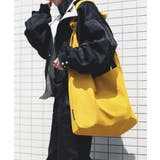 マスタード | シンプルナイロントートバッグ ショルダーバッグ 通学 | aimoha