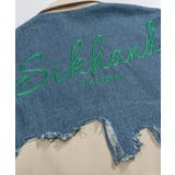 【HOOK】個性派 デニム異素材切り替えデザインテーラードジャケット | HOOK | 詳細画像9