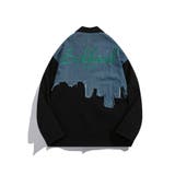 【HOOK】個性派 デニム異素材切り替えデザインテーラードジャケット | HOOK | 詳細画像2