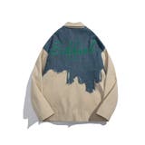 【HOOK】個性派 デニム異素材切り替えデザインテーラードジャケット | HOOK | 詳細画像3