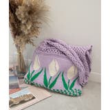 透かし編み チューリップニットトートバッグ もこもこ | aimoha | 詳細画像8