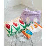 透かし編み チューリップニットトートバッグ もこもこ | aimoha | 詳細画像10