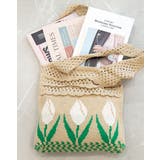 透かし編み チューリップニットトートバッグ もこもこ | aimoha | 詳細画像2